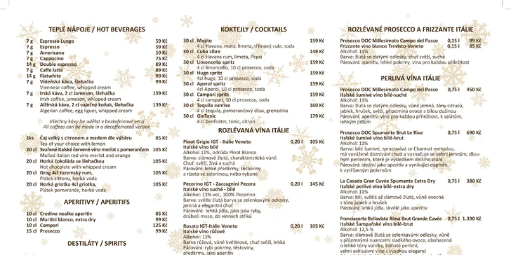 1 000 či 2 000 Kč na cokoliv v italské restauraci Fresco Vento
