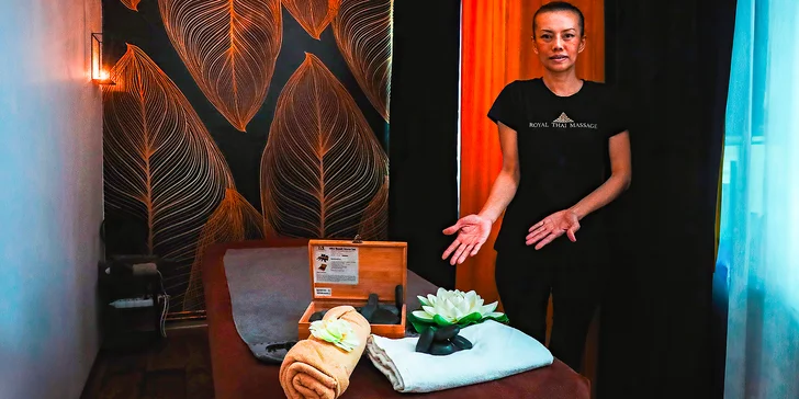 Permanentka do vyhlášeného salonu Royal Thai na 3 masáže dle výběru