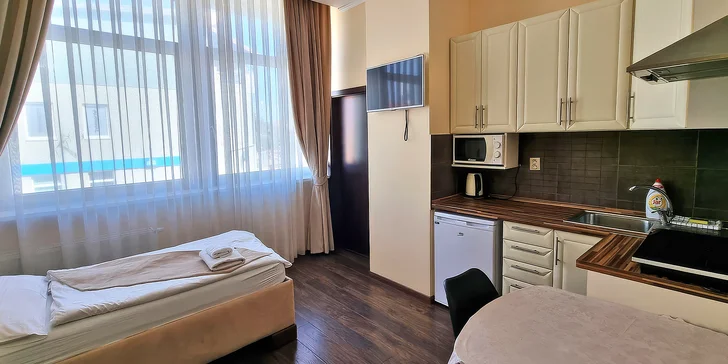 Štúrovo: apartmány se snídaní a vstupem do wellness s termály i do aquaparku s tobogány