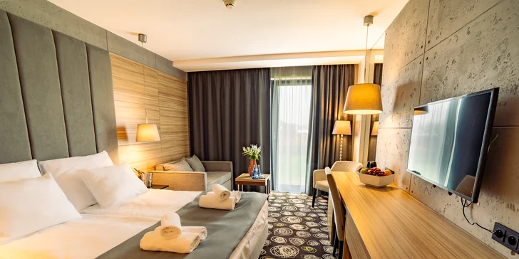 Dovolená u Baltu: hotel v Mielenku se stravou, neomezeným wellness a hernou
