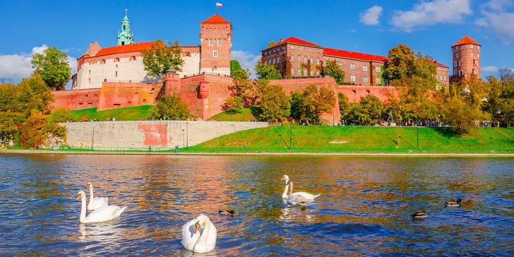 Zájezd do Krakova vlakem: památky i nákupy vč. 3* hotelu se snídaní a průvodcem