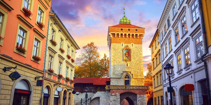 Zájezd do Krakova vlakem: památky i nákupy vč. 3* hotelu se snídaní a průvodcem