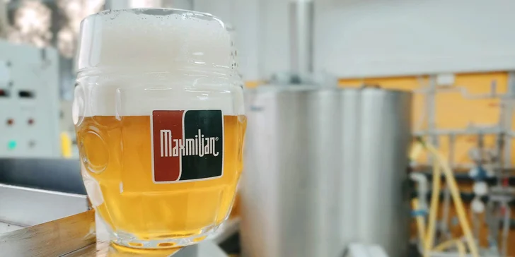 Exkurze do pivovaru Maxmilian pro 1 až 5 osob včetně degustace všech druhů piv