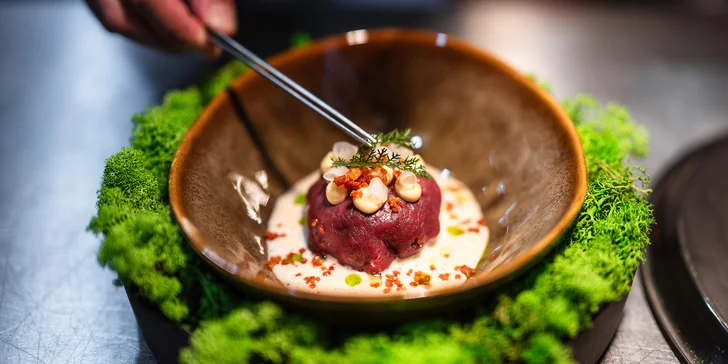 Až 7chodové degustační menu i vinné párování ve vyhlášené restauraci