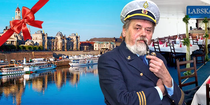 Dárkový lístek na výlet lodí do Drážďan