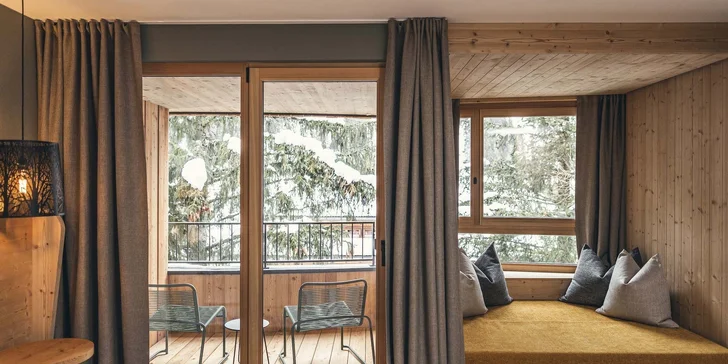 Adult-only alpský hotel na severu Itálie: karta výhod, wellness, polopenze se svačinou i lyžování