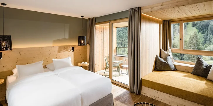 Adult-only alpský hotel na severu Itálie: karta výhod, wellness, polopenze se svačinou i lyžování