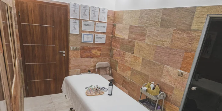 30–90min. masáž dle výběru: regenerační, lymfatická, sportovní i spa