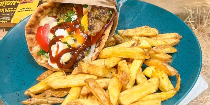 Dobroty z bistra Papa's: burger, francouzské tacos nebo sýrový box pro 1 i 2 osoby