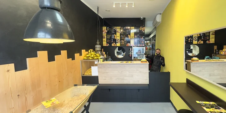 Dobroty z bistra Papa's: burger, francouzské tacos nebo sýrový box pro 1 i 2 osoby