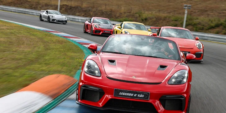 Adrenalin na závodním okruhu v Porsche Spyder RS: Most, Brno, Hradec či Sosnová
