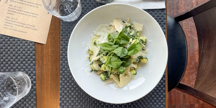 Otevřené vouchery na jídlo i pití v elegantní italské restauraci: hodnota 500–2000 Kč