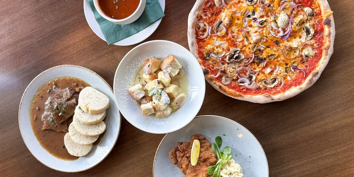 Otevřené vouchery na jídlo i pití v elegantní italské restauraci: hodnota 500–2000 Kč