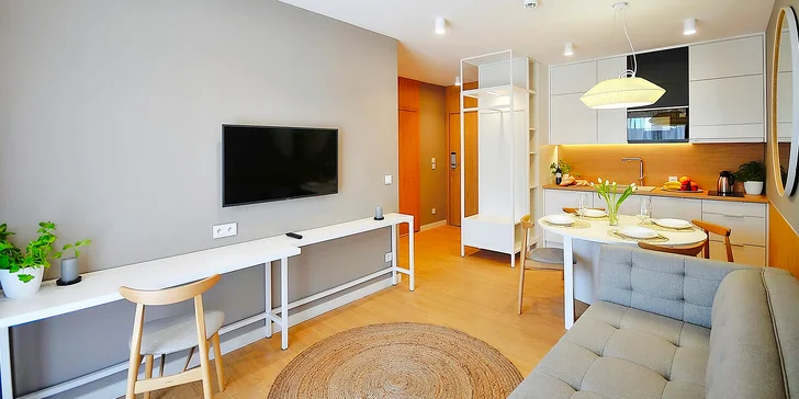 Pobyt u Kolobřehu pro dva i rodinu: moderně vybavené apartmány a snídaně i wellness, akce 2 děti zdarma
