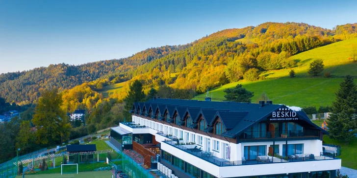 Moderní hotel v lázeňském městě Piwniczna-Zdrój: strava i neomezený wellness