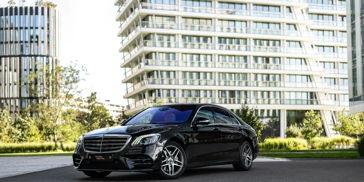 Zapůjčení luxusního Mercedesu Benz S560 Long: 12 či 24 hod. i celý víkend