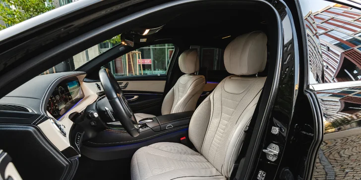Zapůjčení luxusního Mercedesu Benz S560 Long: 12 či 24 hod. i celý víkend