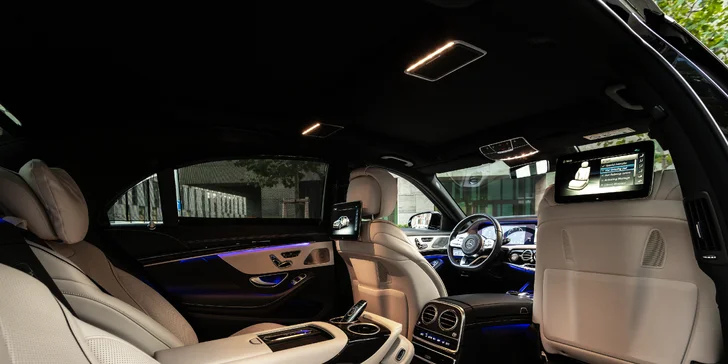 Zapůjčení luxusního Mercedesu Benz S560 Long: 12 či 24 hod. i celý víkend