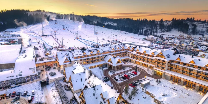 Relax v rodinném hotelu v polských Tatrách: polopenze, termální bazény, wellness i zábava pro děti