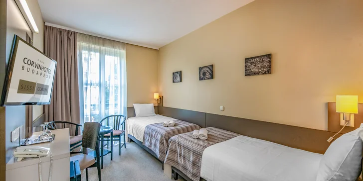 4* hotel v Budapešti se snídaní a welcome drinkem, termíny až do března 2026