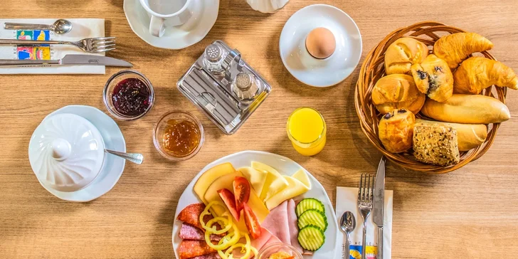 4* hotel blízko centra Budapešti se snídaní a welcome drinkem