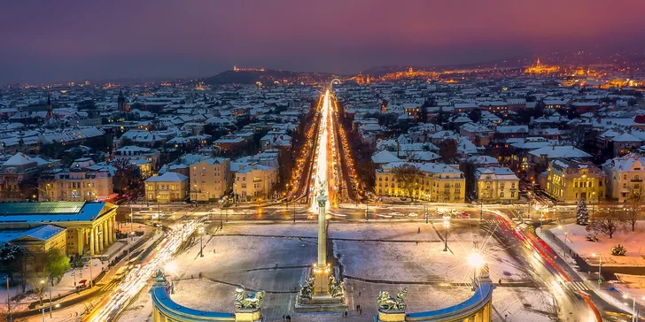 Objevte krásy Budapešti: hotel v centru města a bohaté bufetové snídaně