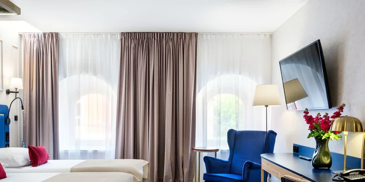 Královské ubytování: stylový hotel v centru Krakova jen kousek od hradu Wawel i hlavního náměstí