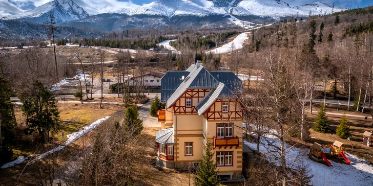 Dovolená v Tatranské Lomnici: prostorné apartmány, wellness a sleva do Aquacity