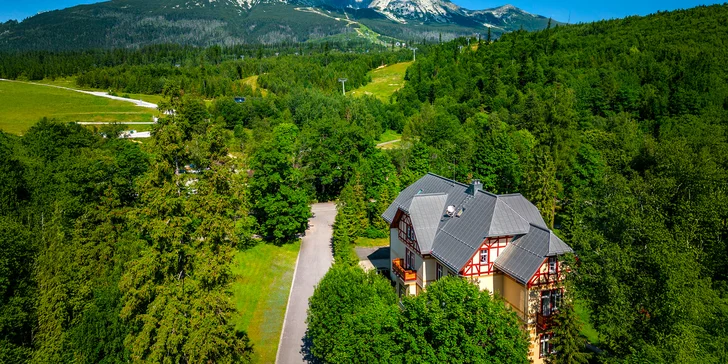 Dovolená v Tatranské Lomnici: prostorné apartmány, wellness a sleva do Aquacity