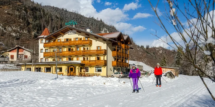 Zimní pohádka v Itálii: 3* hotel se snídaní i polopenzí, možnost wellness, lyžování
