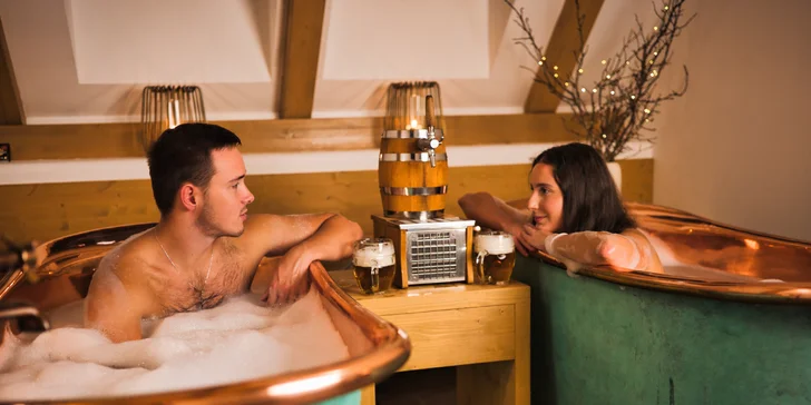 Luxusní resort s pivovarem v centru Lednice: snídaně či polopenze a wellness