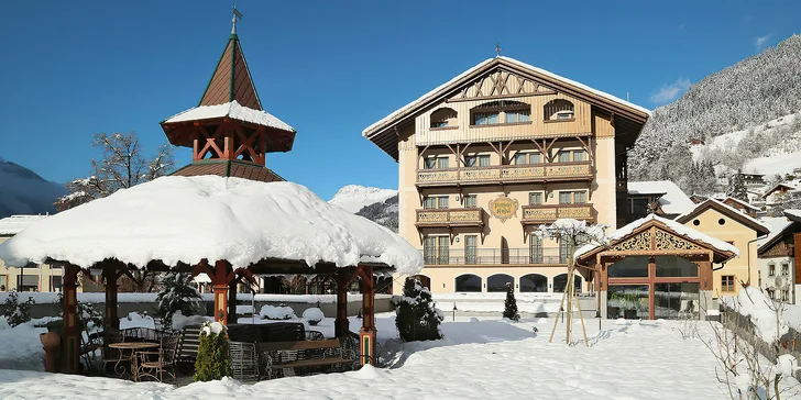 Luxusní Tyrolsko: hotel 300 m od lanovky, bohatá polopenze, bazény a saunový svět