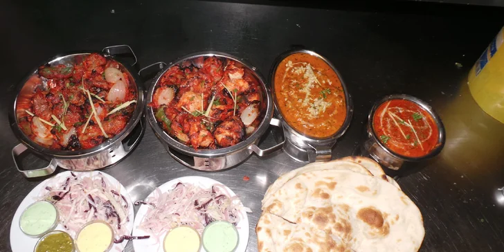 Voucher v hodnotě 250-1000 Kč do indicko-nepálské restaurace: chicken tikka masala, kari i vindaloo