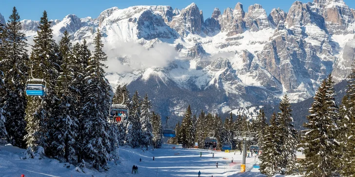 Aktivní dovolená v italském Trentinu: hotel s výhledem na hory, lyžování na 35 km sjezdovek i možnost stravy