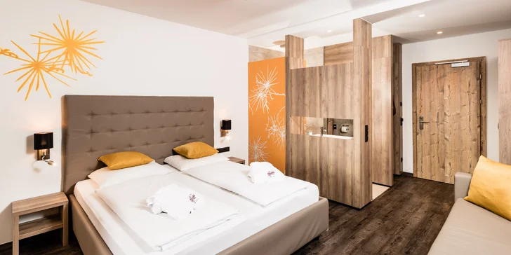 Jižní Tyrolsko: 4* horský hotel s polopenzí, neomezeným wellness a skipasem