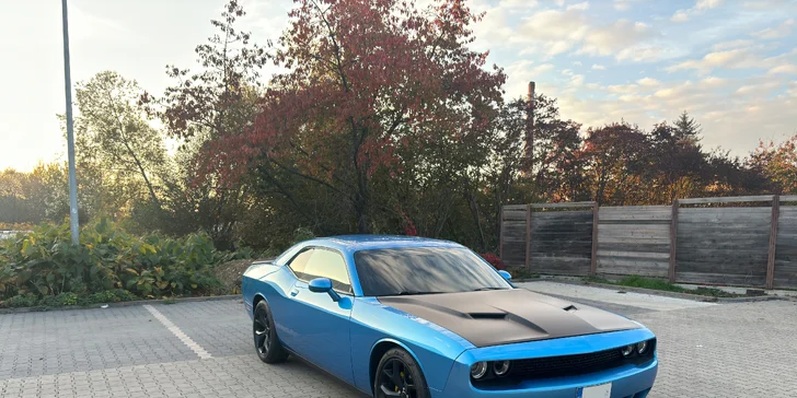 Dodge Challenger 5.7 Hemi: spolujízda, řízení i pronájem až na 24 hod.