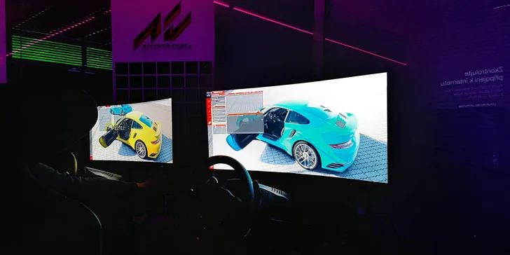 Závodní simulátory a VR realita: vstupy pro 1 i 2 osoby, oslava pro děti i VIP pronájem