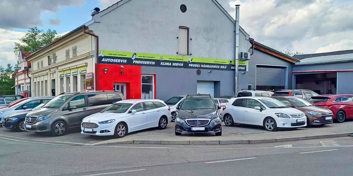 Služby pneuservisu: přehození či kompletní přezutí kol i laserová geometrie