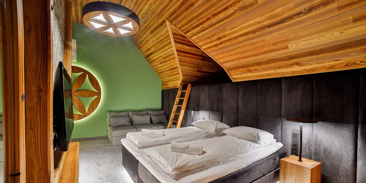 Luxusní apartmány s vlastní saunou i vířivkou: výhled na hory, snídaně až ke dveřím