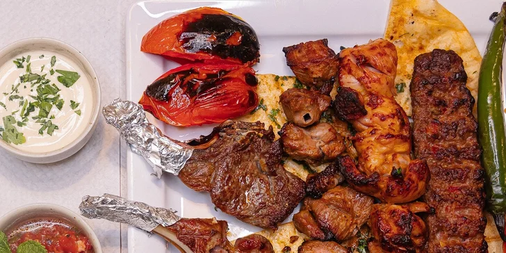 Chutě Blízkého východu: tříchodové menu a sklenka prosecca pro 2 osoby