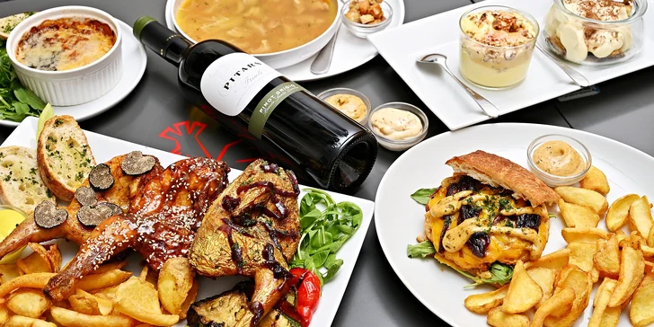 Otevřený voucher do vyhlášené italské restaurace na Vinohradech v hodnotě 1000 až 2000 Kč