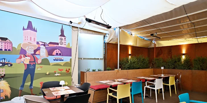 Otevřený voucher do vyhlášené italské restaurace na Vinohradech v hodnotě 1000 až 2000 Kč
