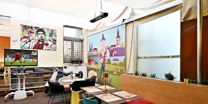 Italské menu s mladým kohoutkem i lahvinkou vína pro dvě osoby v restauraci Kohoutek