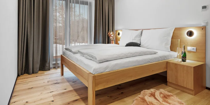 Dovolená v Krkonoších: luxusně vybavené apartmány až pro 8 osob se saunou