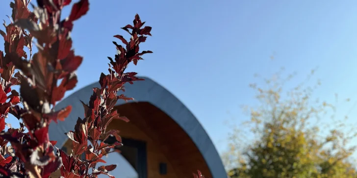 Pobyt u obory s daňky v Lužických horách: tiny house i se snídaní pro 2 osoby