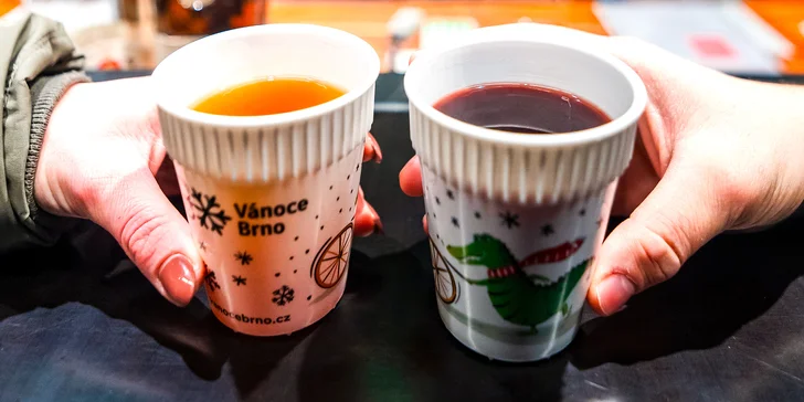 Dědečkův svařák: 0,2 l voňavého pití přímo na náměstí Svobody