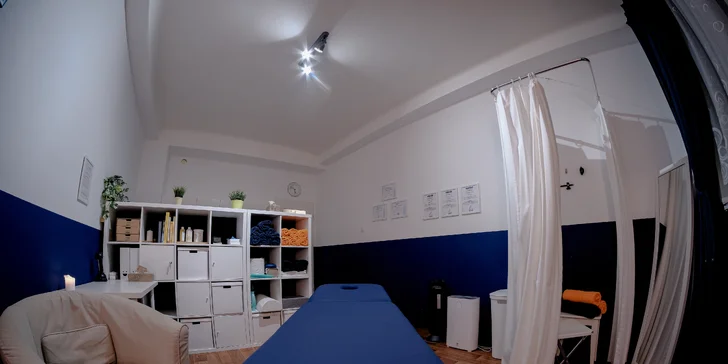 Funkční masáže v délce 30 nebo 60 min.: klasická, relaxační, beder a nohou či s baňkami