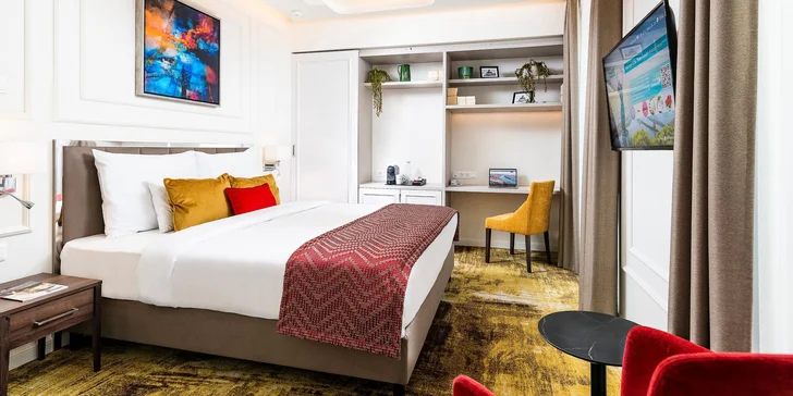 Stylová oáza v srdci Budapešti: pobyt se snídaní a neomezeným vstupem do saun