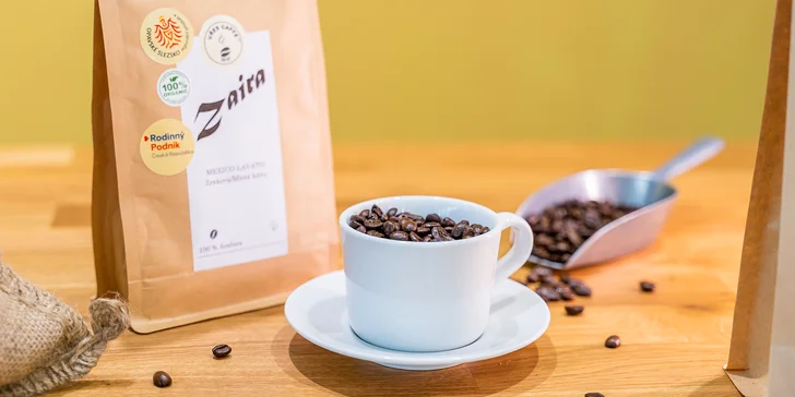Espresso, cappuccino, americano či lungo i linecké kolečko pro 1 nebo 2 os.