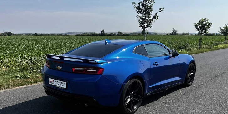 Tak to bude pořádná jízda: Chevrolet Camaro 6.2 V8 480 koní paket ZL1 až na 48 hod.
